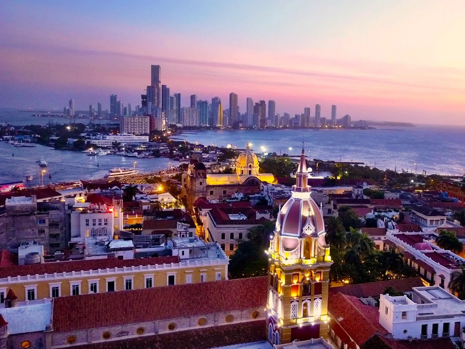 Cartagena skyline Colombia