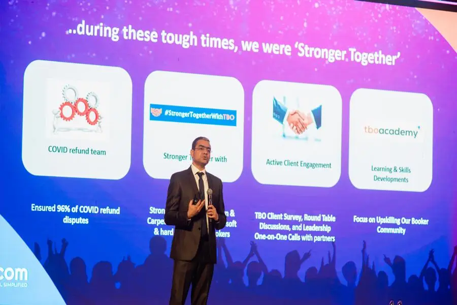 Gaurav Bhatnagar presenting at an event