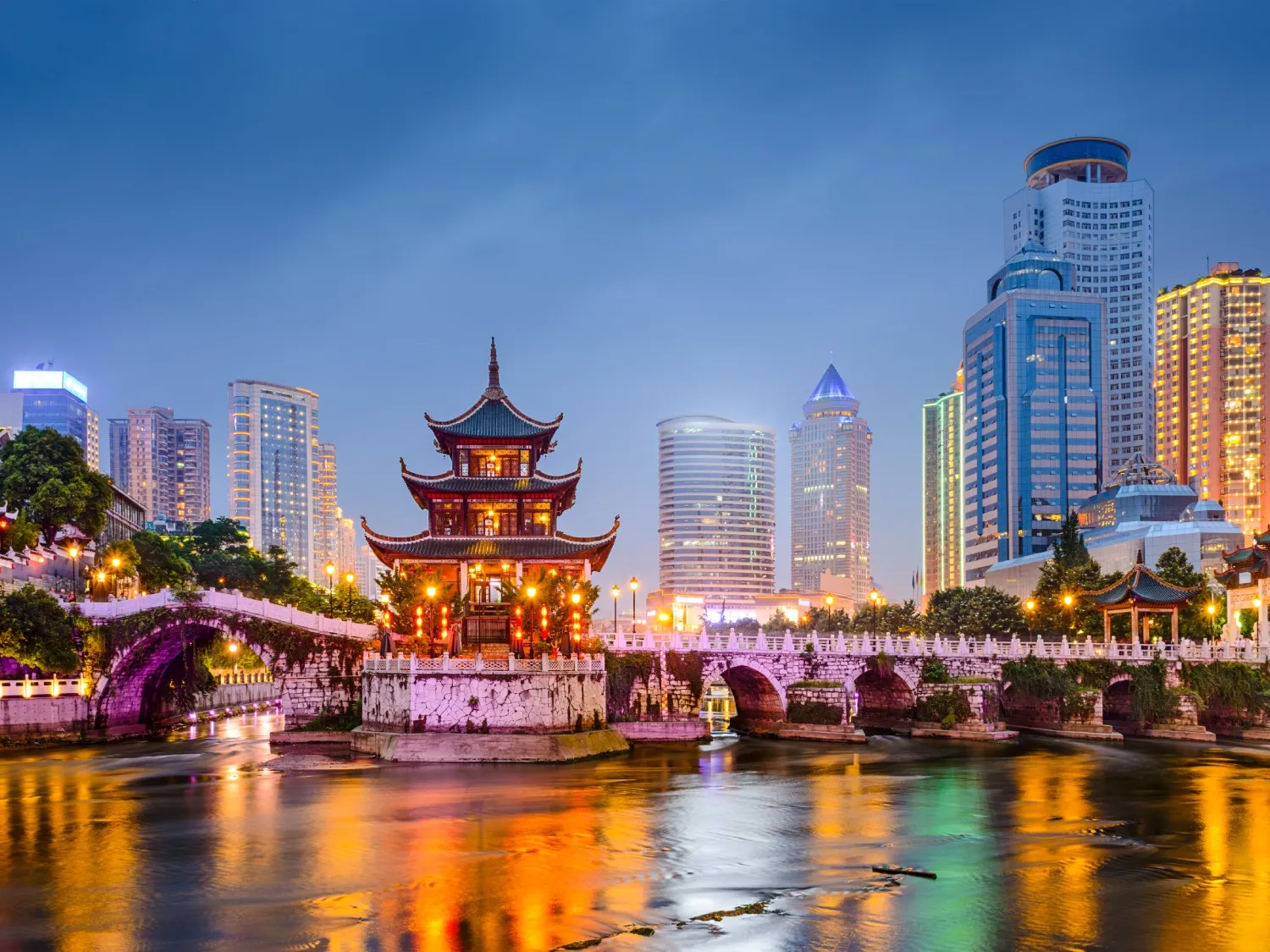 Guiyang, China skyline