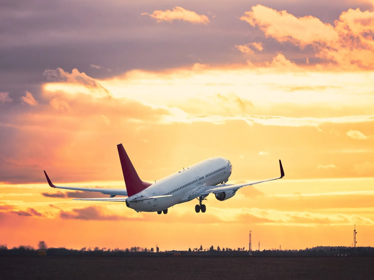Plane taking off