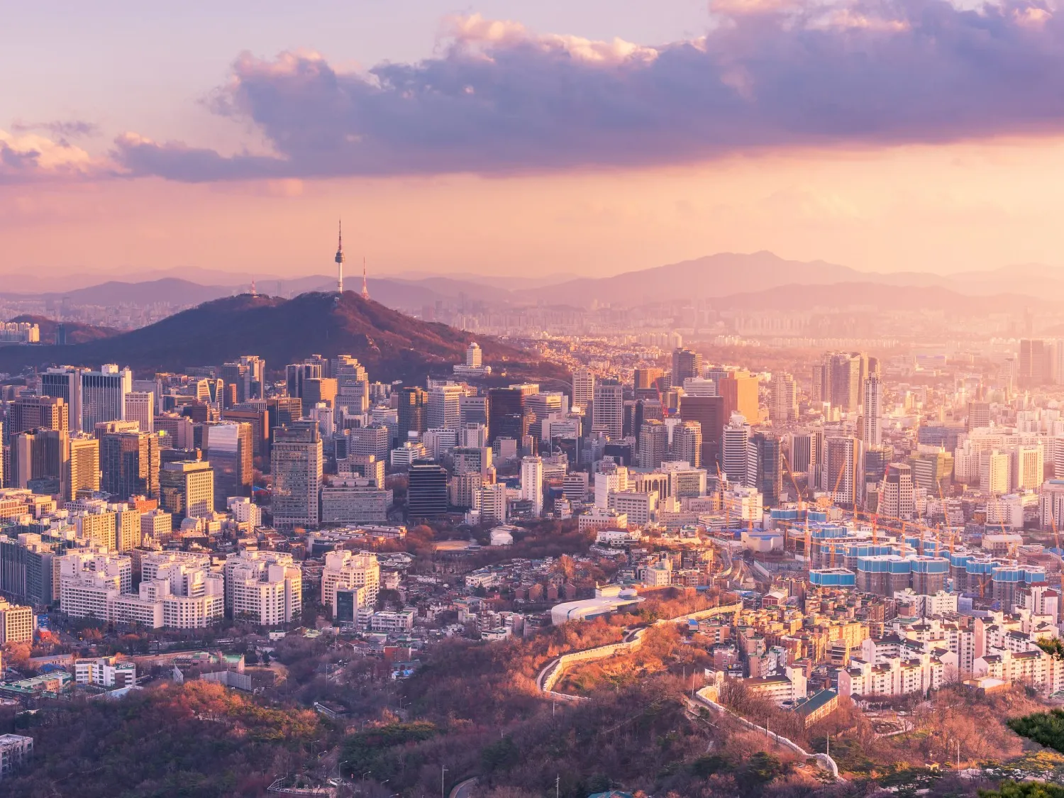 Seoul City Skyline, South Korea