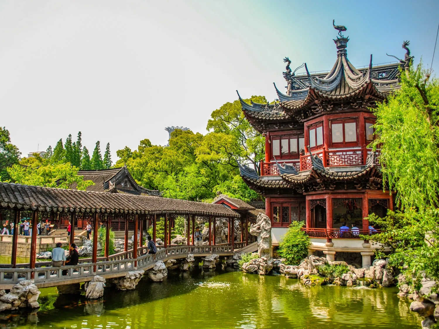 Yu Yuan Tea Garden in Shanghai China