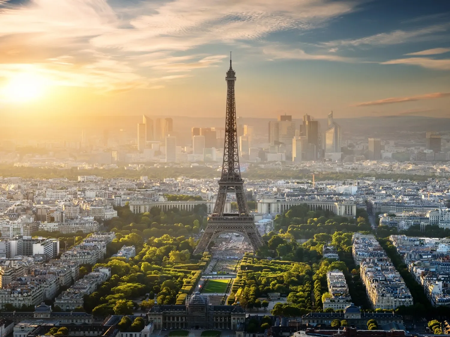 Paris skyline, France