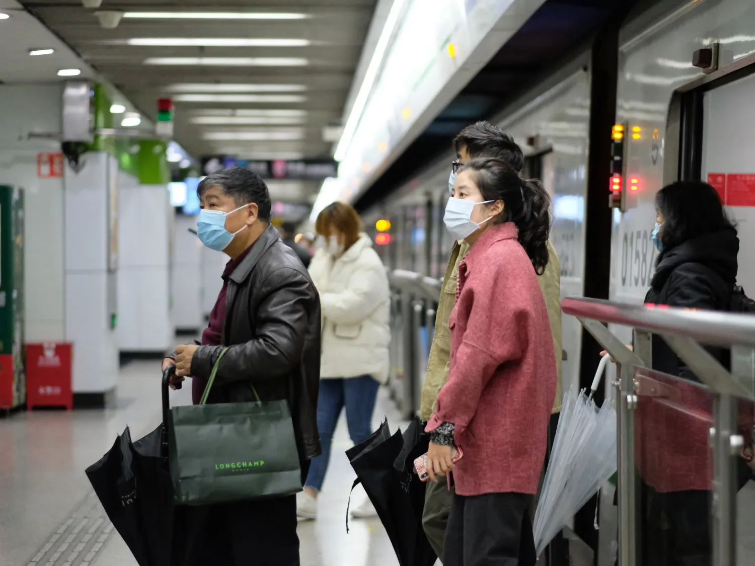 People in China during Covid