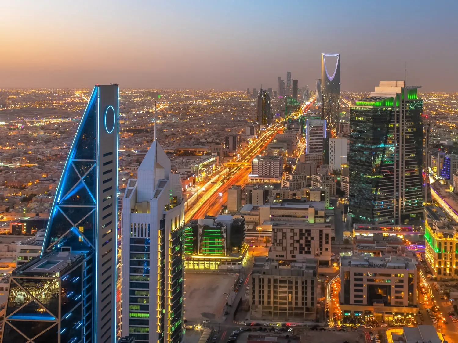 Riyadh skyline, Saudi Arabia
