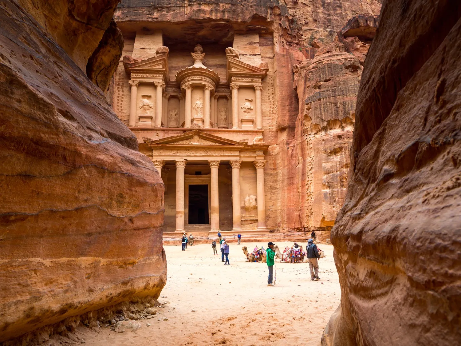 Temple in Petra, Jordan