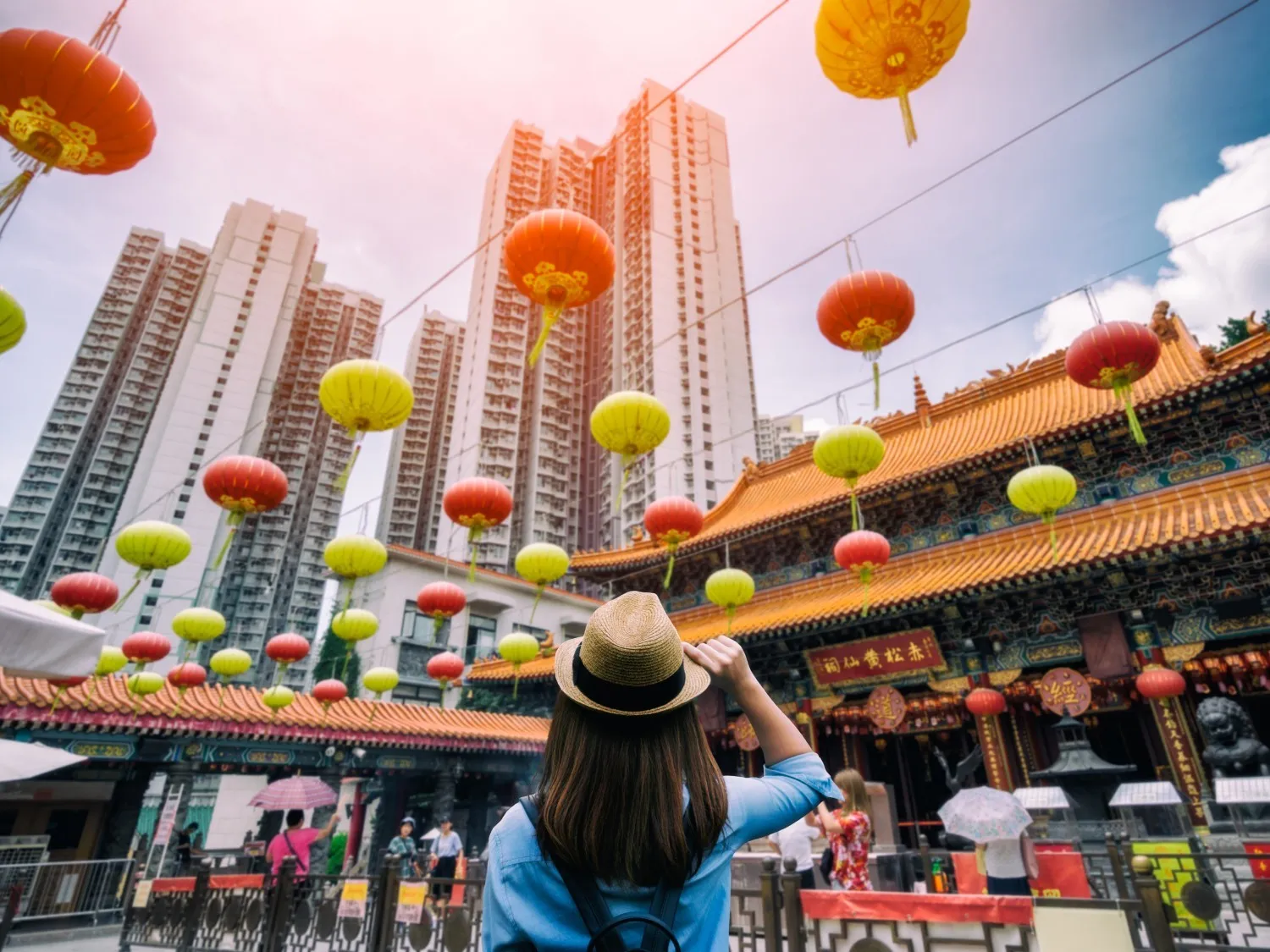 Asia Travel - Wong Tai Sin temple in Hong Kong
