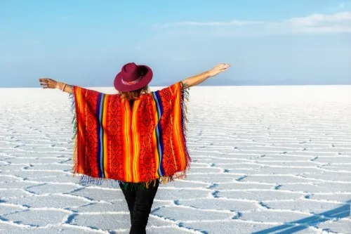 Woman standing in Bolivia