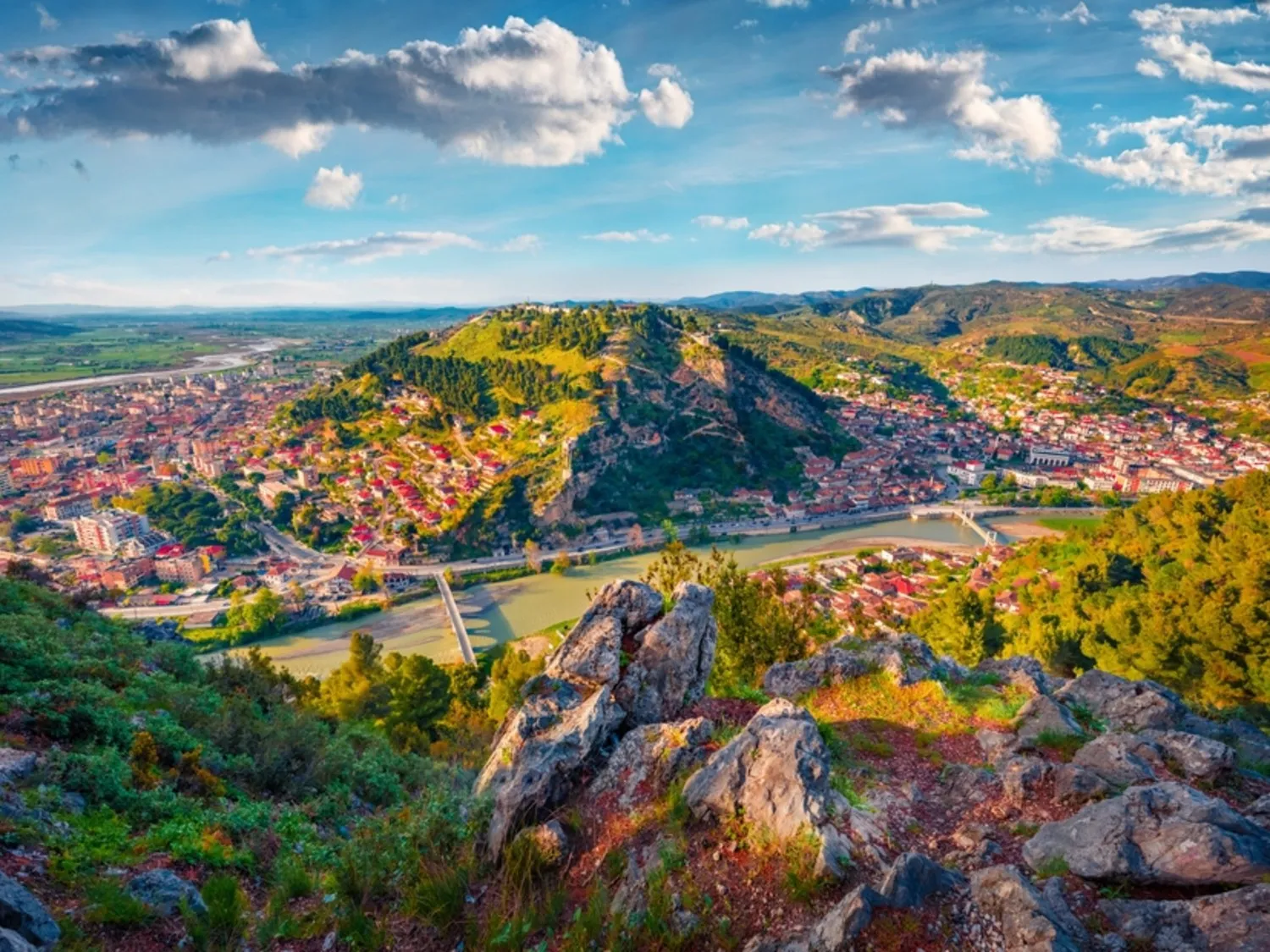 Berat Albania landscape