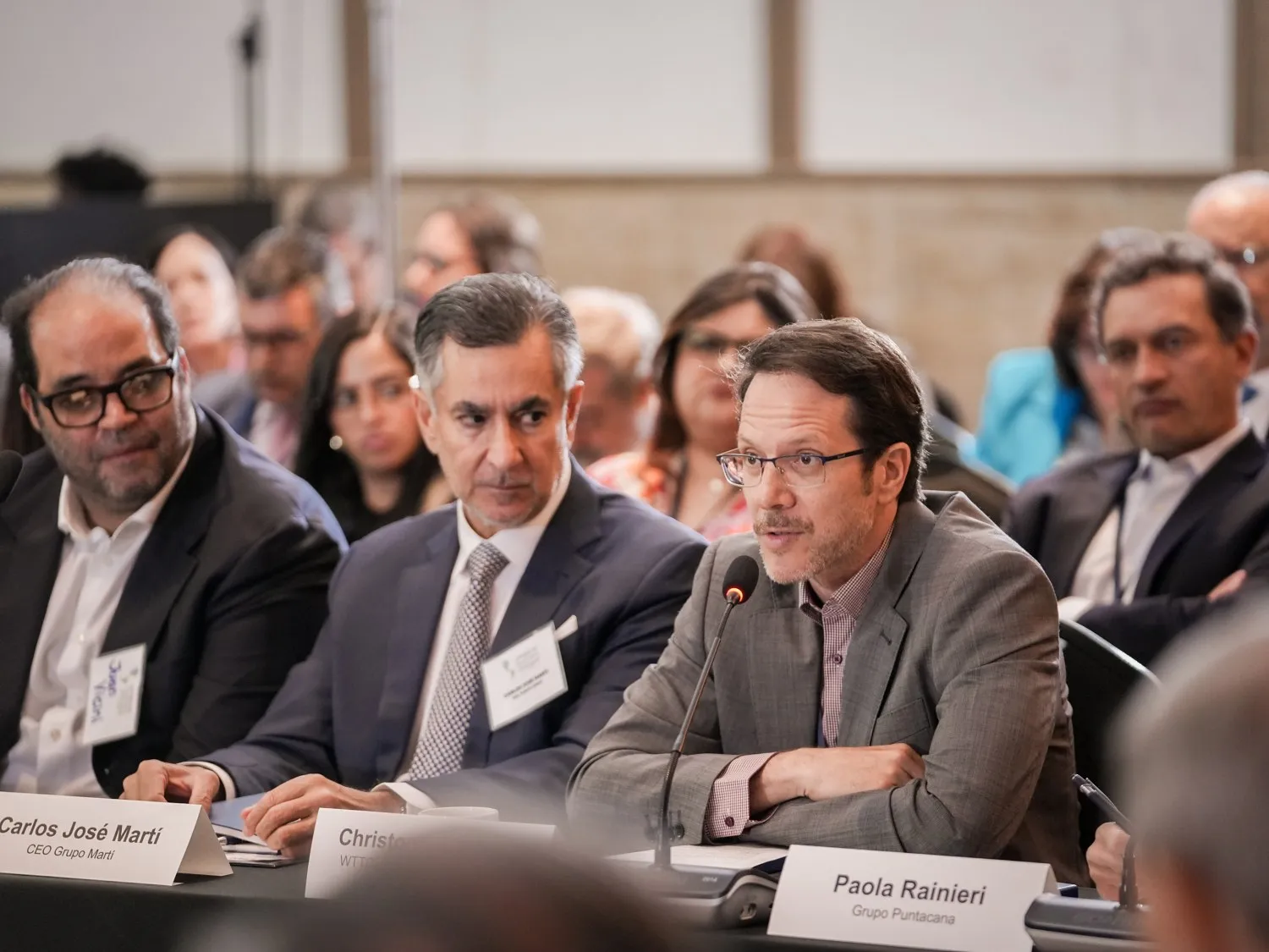Chris Imbsen at BID event in Dominican Republic