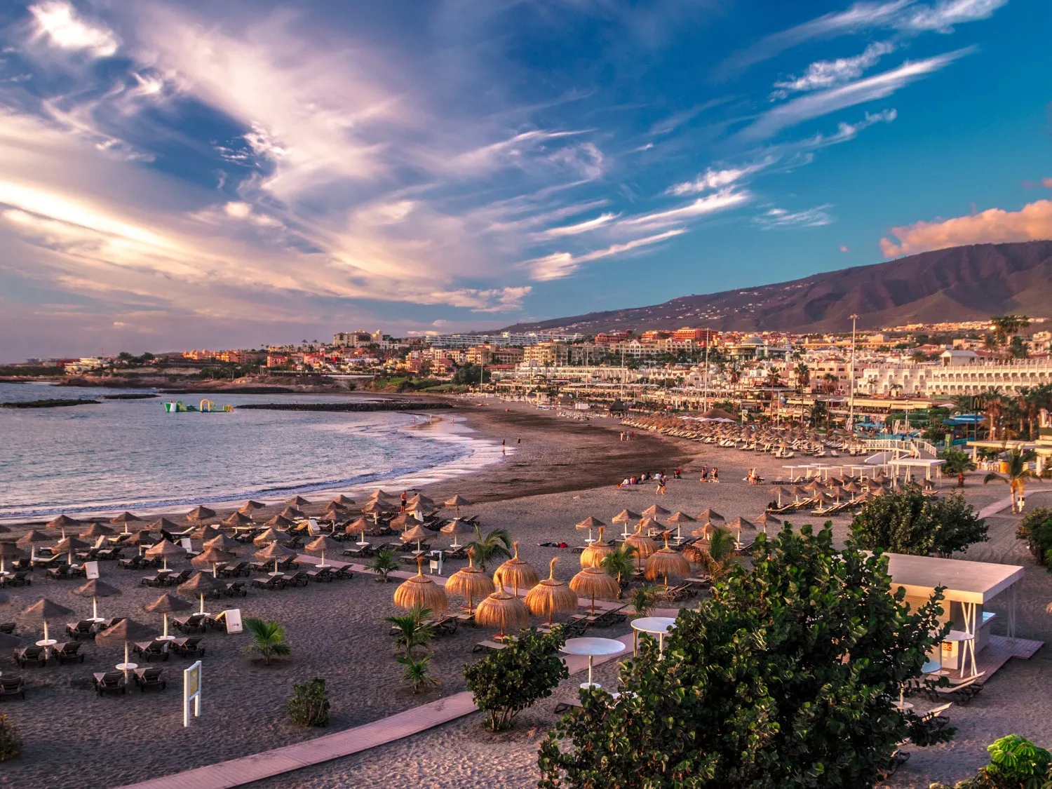 Beach in Tenerife island, Europe