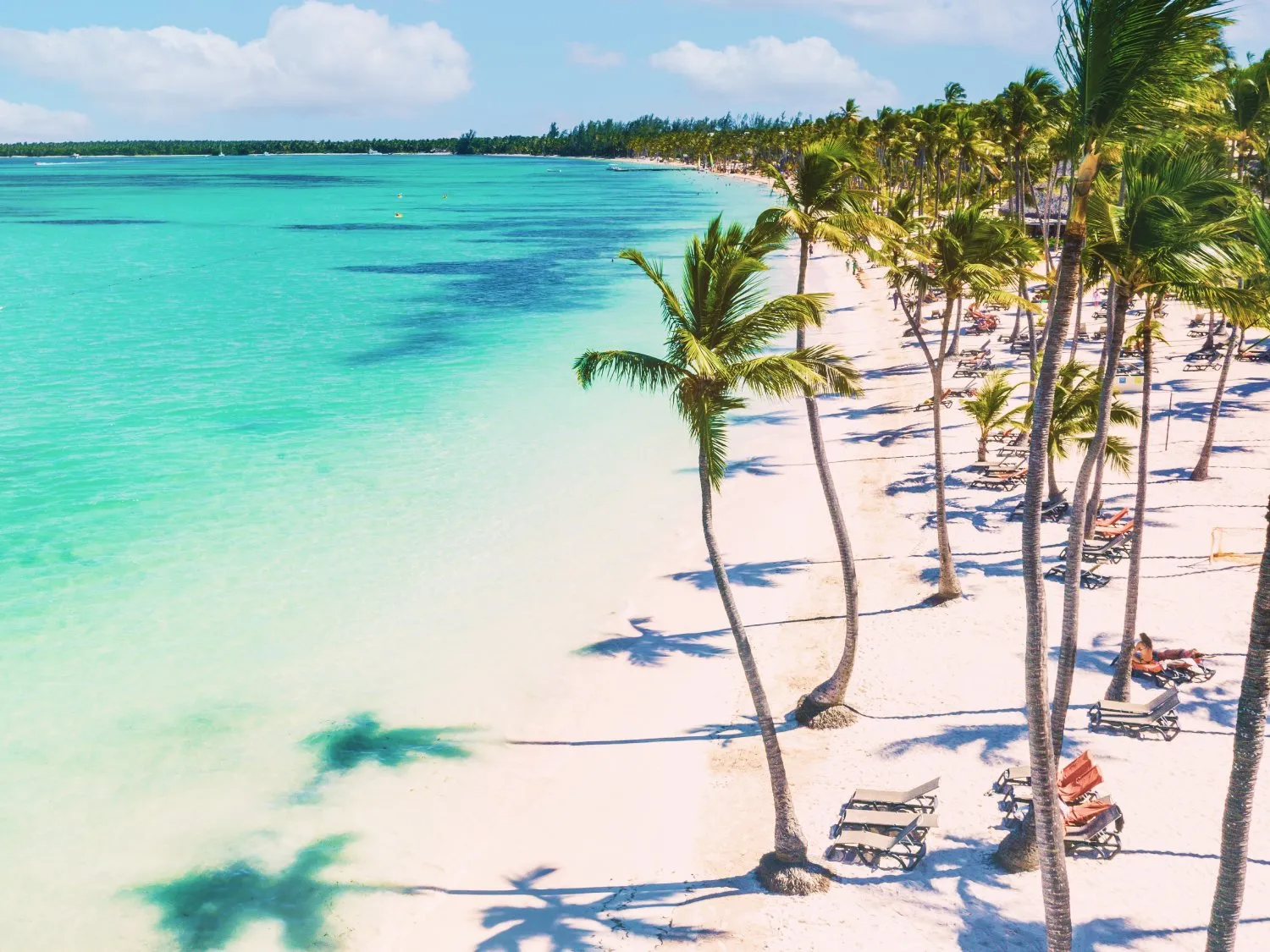 Beautiful beach in the Dominican Republic, Caribbean